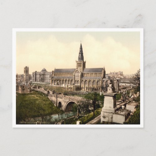 Glasgow Cathedral Glasgow Scotland Postcard
