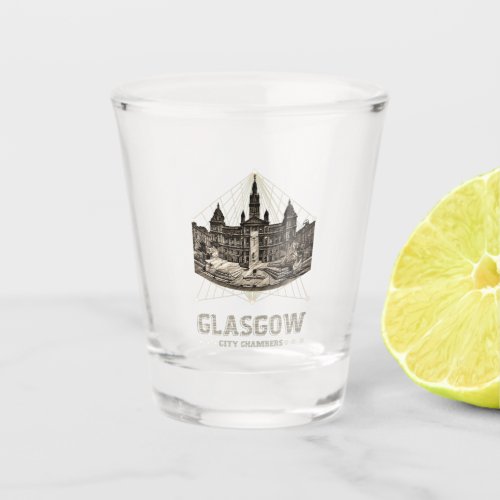 Glasgow City Chambers Shot Glass