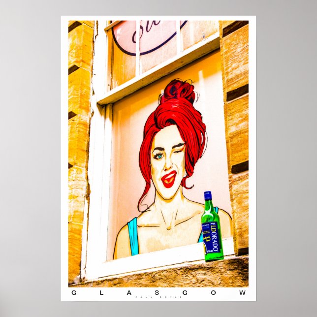 Glasgow city scene poster (Front)