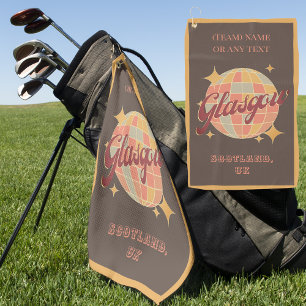 Glasgow City Scotland UK british golfing golfer Golf Towel