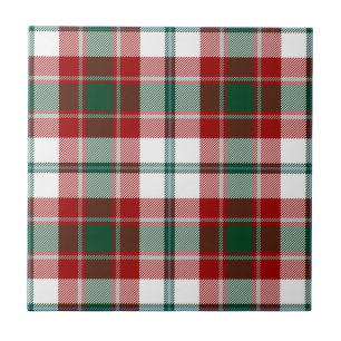 Glasgow Clan Hunting Tartan Plaid Ceramic Tile