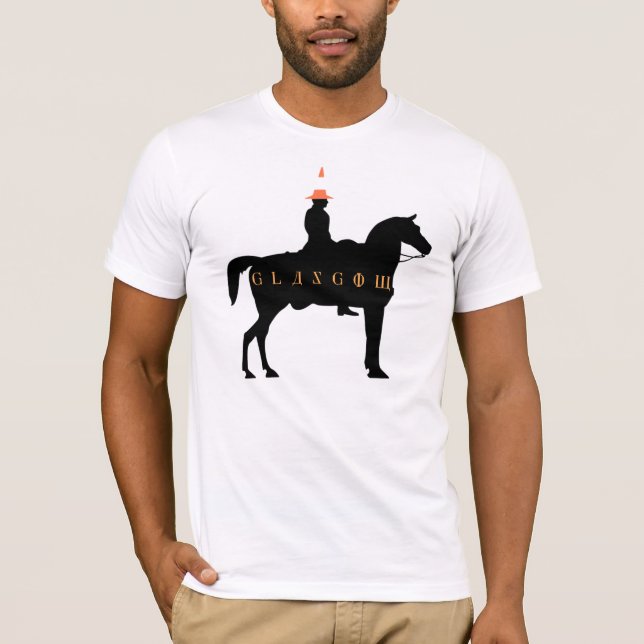 Glasgow Duke of Wellington Statue T-Shirt (Front)
