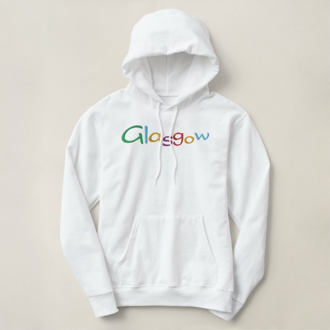 Glasgow Embroidered Hoodie (Design Front)