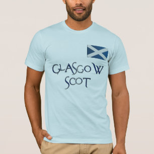 Glasgow FLAG OF SCOTLAND Patriotic T-Shirt