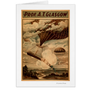 Glasgow Hot Air Balloon Circus Theatre Poster Cards