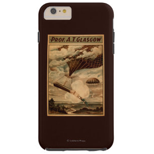 Glasgow Hot Air Balloon Circus Theatre Poster Tough iPhone 6 Plus Case
