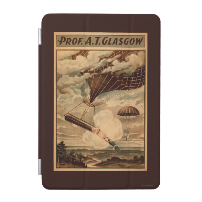 Glasgow Hot Air Balloon Circus Theatre Poster iPad Mini Cover (Front)
