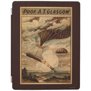 Glasgow Hot Air Balloon Circus Theatre Poster iPad Smart Cover