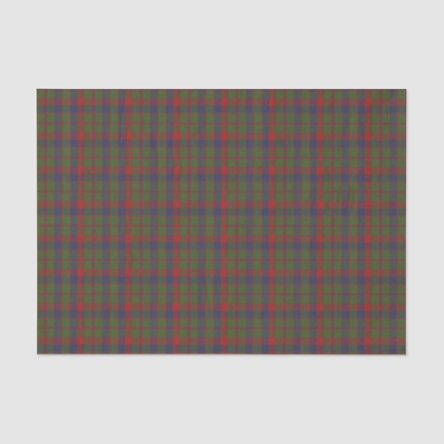 Glasgow Original Scottish Tartan  Tissue Paper (Front)