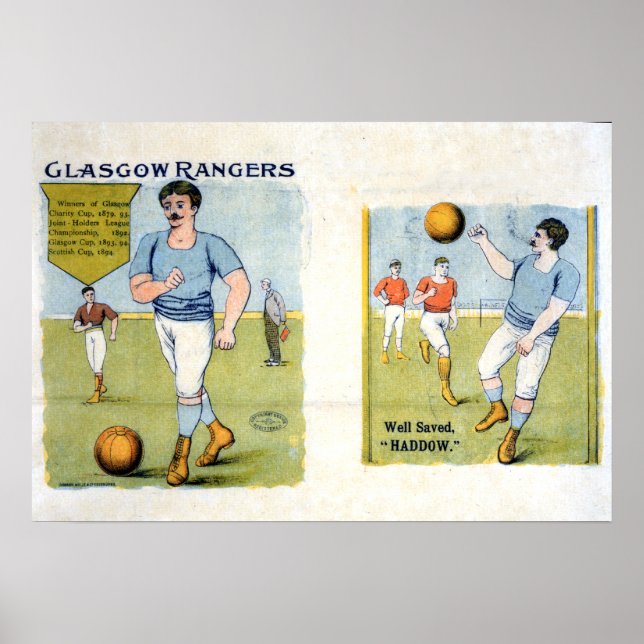 Glasgow Rangers FC, 1894 Poster (Front)
