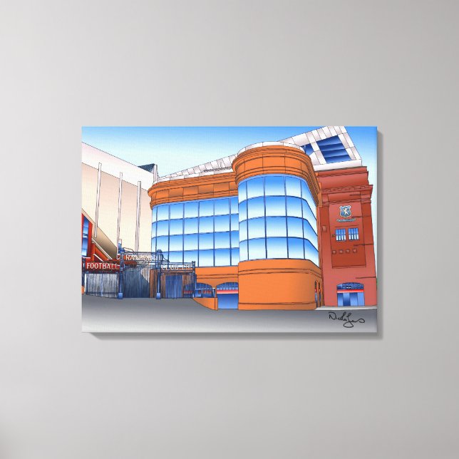 Glasgow Rangers Football Club Canvas Print (Front)