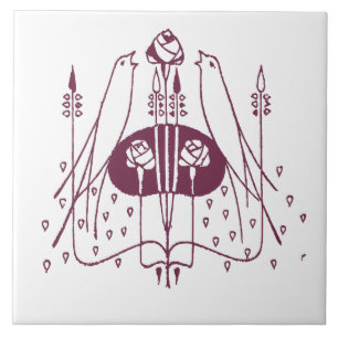 Glasgow Rose  Ceramic Tile