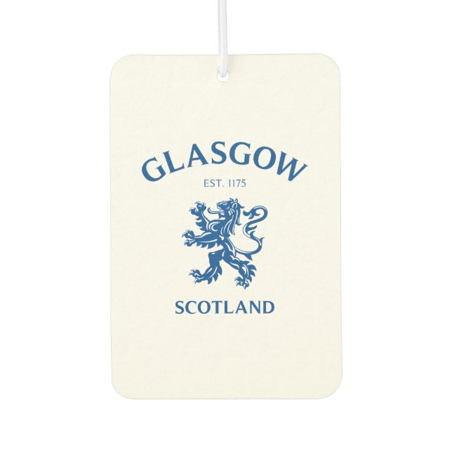 Glasgow Scotland Air Freshener (Front)