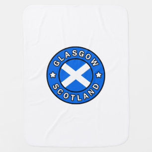 Glasgow Scotland Baby Blanket