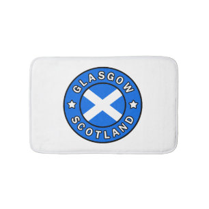 Glasgow Scotland Bath Mat