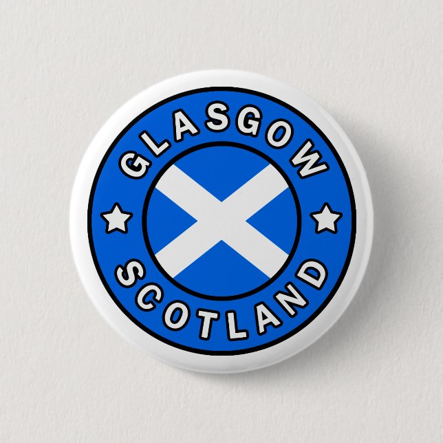 Glasgow Scotland Button (Front)