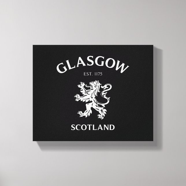 Glasgow Scotland Canvas Print (Front)