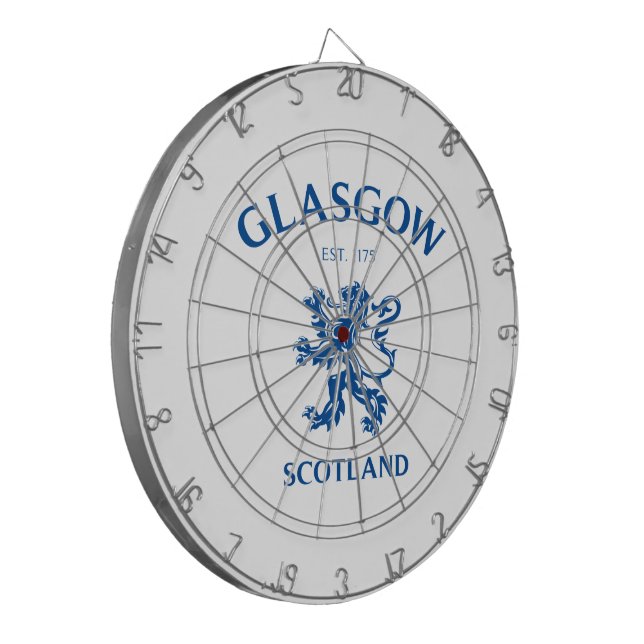 Glasgow Scotland Dart Board (Front Left)