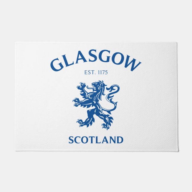 Glasgow Scotland Doormat (Front)