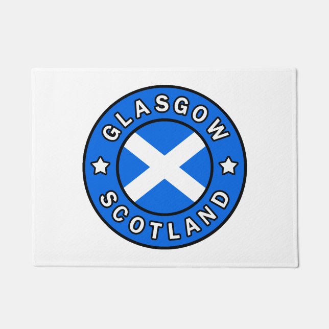 Glasgow Scotland Doormat (Front)
