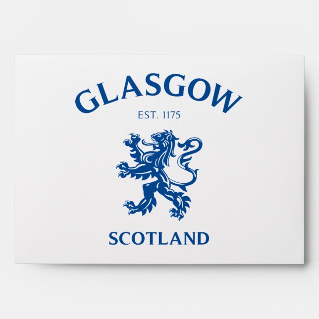 Glasgow Scotland Envelope (Front)