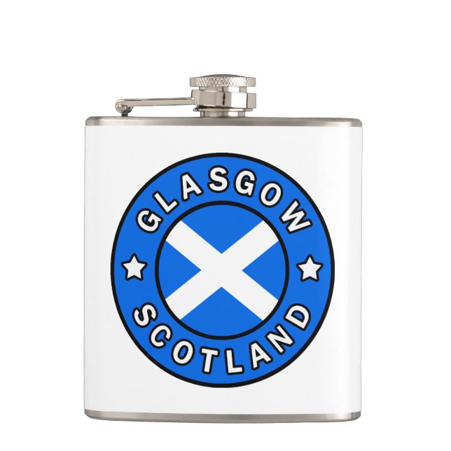 Glasgow Scotland Flask (Front)
