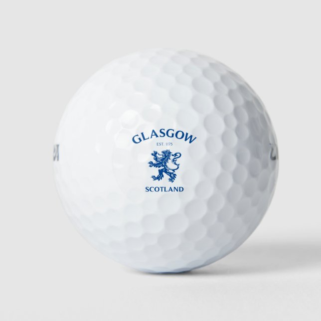 Glasgow Scotland Golf Balls (Front)