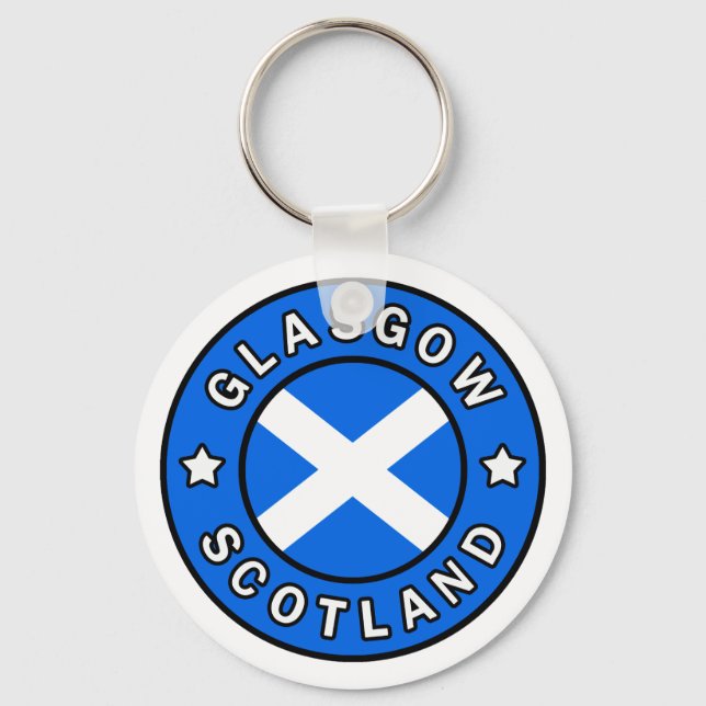 Glasgow Scotland Keychain (Front)