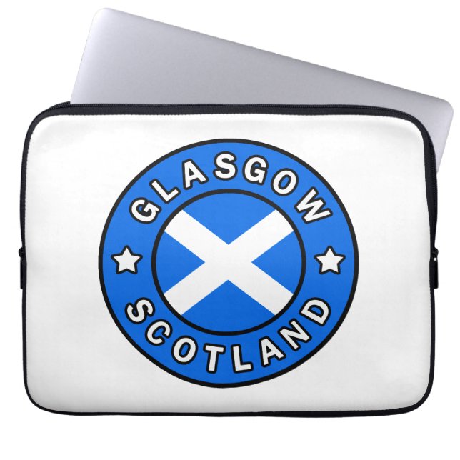 Glasgow Scotland Laptop Sleeve (Front)