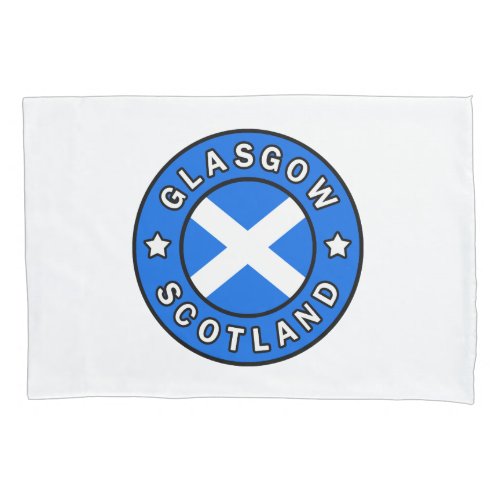 Glasgow Scotland Pillow Case