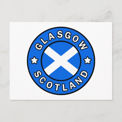 Glasgow Scotland Postcard