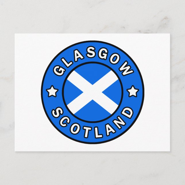 Glasgow Scotland Postcard (Front)