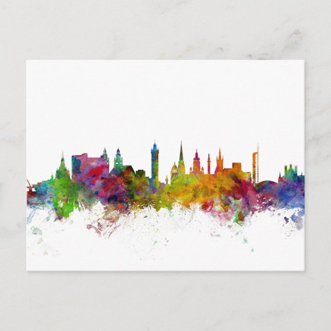 Glasgow Scotland Skyline Postcard (Front)