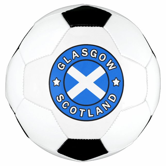 Glasgow Scotland Soccer Ball (Front)
