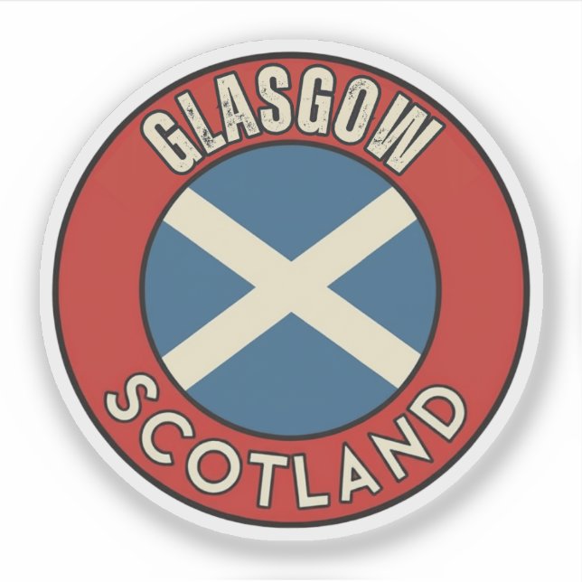 Glasgow, Scotland Sticker (Front)