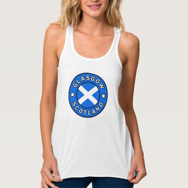 Glasgow Scotland Tank Top (Front)