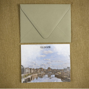 Glasgow Scotland UK Cityscape View Postcard