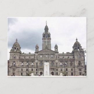 Glasgow Town Hall Postcard