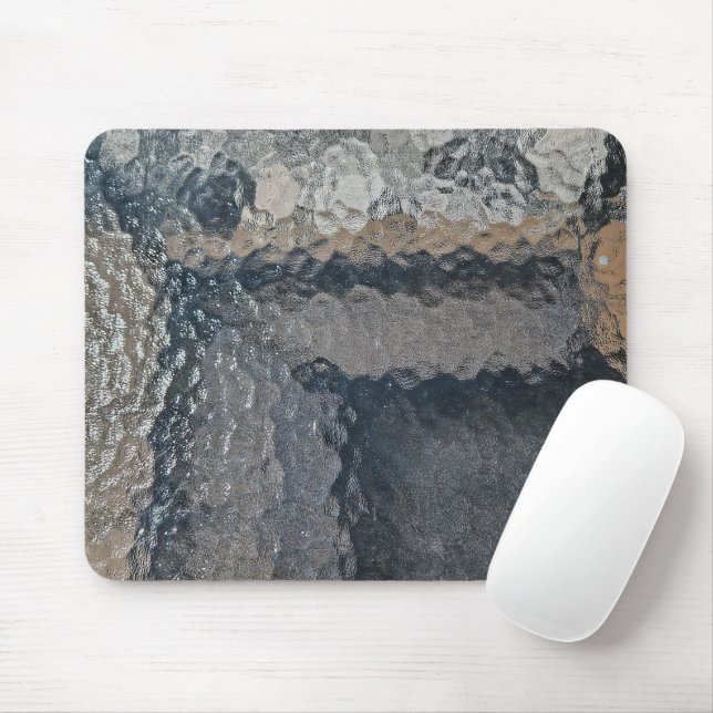 Glass Abstract Design Mouse Pad (With Mouse)