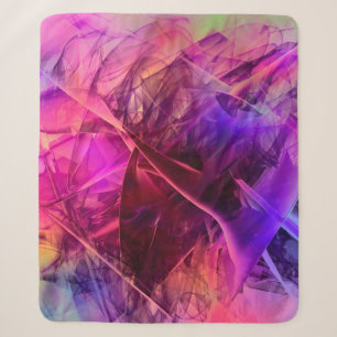 Glass abstract refraction render sherpa blanket