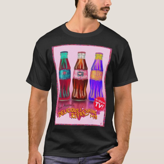 Glass Animal&x27;s Pork Soda Poster T-Shirt (Front)
