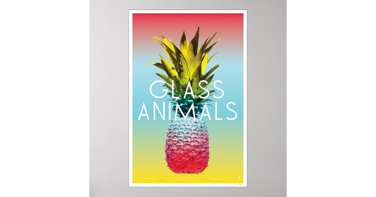 Glass Animals Tour Poster Zazzle