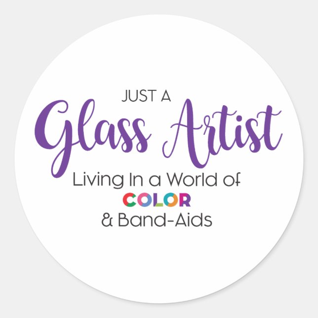 Glass Artist Sticker (Front)