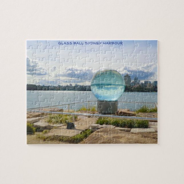 Glass Ball Sydney Harbour Australia Jigsaw Puzzle (Horizontal)