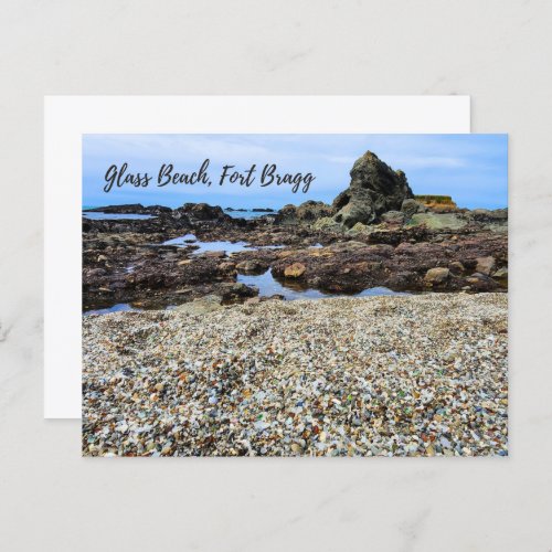 Glass Beach Fort Bragg California Postcard
