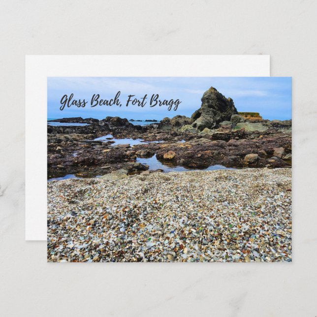 Glass Beach Fort Bragg California Postcard (Front/Back)