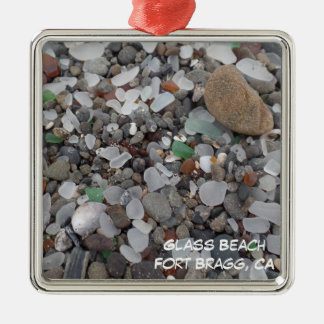 Glass Beach Fort Bragg California Xmas Ornament