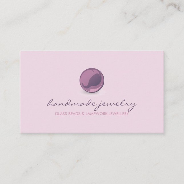Glass Bead Lampwork Business Card (Front)