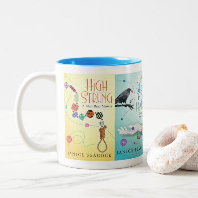 Glass Bead Mystery Series Mug (With Donut)