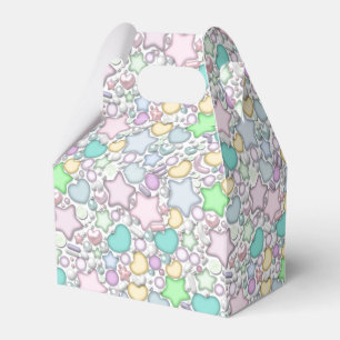 Glass beads, jewelry favor boxes